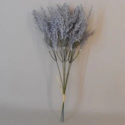 36cm Artificial Pampas Grass Picks Grey 6 Pack - PAM030 L2