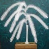 128cm Trailing Artificial Pampas Grass White - PAM021 CC1