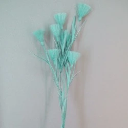 Tassel Flowers Duck Egg 82cm - T067 LL3