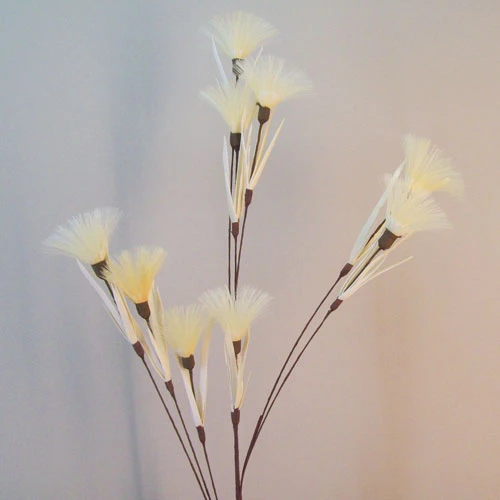 Tassel Flowers Vanilla Cream 82cm - T065 LL3