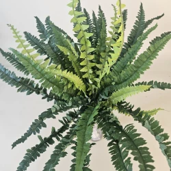 Artificial Boston Fern Plant 38 Leaves 42cm - BOS004 AA4