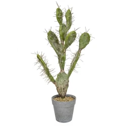 Potted Artificial Cactus in Grey Pot 60cm - SUC001