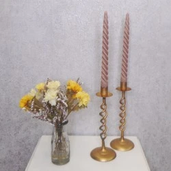 Artificial Cornflowers and Statice in a Bottle Vase - COR001 