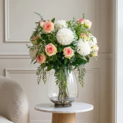 Luxury Artificial Flower Arrangement Roses and Chrysanthemums 68cm - ROS067