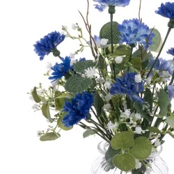 Artificial Flower Arrangements | Cornflowers and Foliage - COR007 