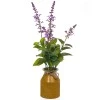 Artificial Plants Potted Lavender in Mini Milk Churn - LAV008 