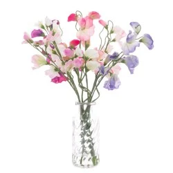 Sweet Peas Silk Flower Arrangement - SPV001 