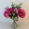 Centerpiece Arrangement | Pink Artificial Hydrangeas & Eucalyptus - HYD021 1B