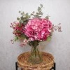 Centerpiece Arrangement | Pink Artificial Hydrangeas & Eucalyptus - HYD021 1B