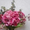 Centerpiece Arrangement | Pink Artificial Hydrangeas & Eucalyptus - HYD021 1B