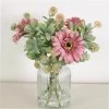 Pink Gerberas in Vase Artificial Flower Arrangement 35cm - GER002 6C