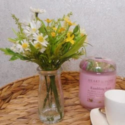 Artificial Flower Arrangements | White Daisies and Blossom - DAI004 3B