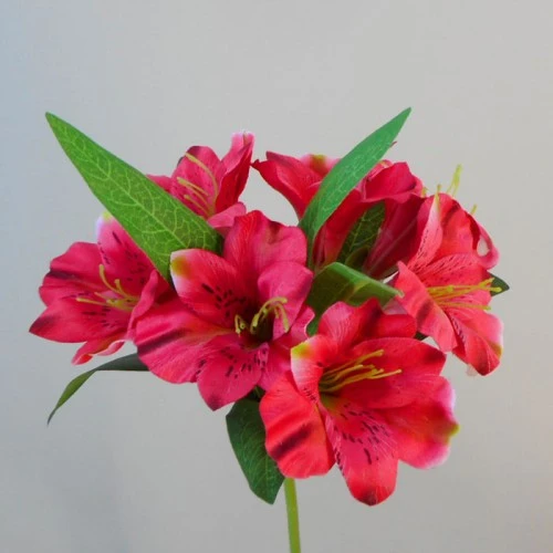 Artificial Alstroemeria Stem Hot Pink 48cm - A052 A4