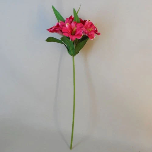Artificial Alstroemeria Stem Hot Pink 48cm - A052 A4