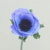 Silk Anemone Blue 38cm - A008A C4