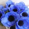 Silk Anemone Blue 38cm - A008 C4