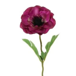 Artificial Anemones Magenta Pink 48cm - A040 A2