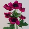 Artificial Japanese Anemones Magenta Pink 68cm - A095 A3