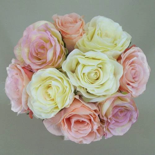 Antique Roses Bouquet Sherbet 40cm - R005 R2