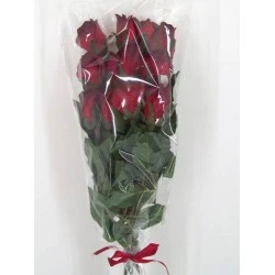 Silk Roses Bouquet Red 50cm - R010 P4