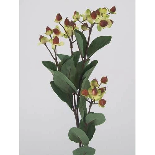 Artificial Hypericum Berries Brown 60cm - H007 E3