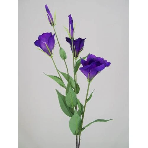 Artificial Lisianthus Purple 80cm - L017C L4