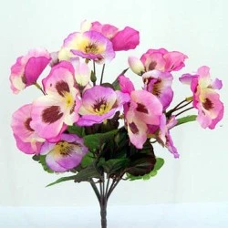 Pink Pansies 25cm - P005 U3
