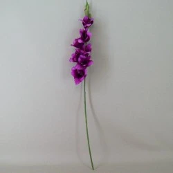 Artificial Gladiola Magenta Pink 96cm - G111 G1