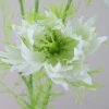 Artificial Nigella Love in the Mist White 56cm - N009 T2