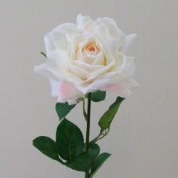 Artificial Roses Champagne Moment Cream Pink 70cm - R146 Q4