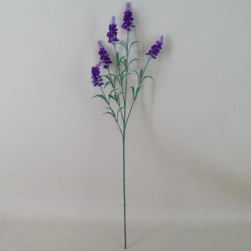 Artificial Silk Lavender Stem Purple 72cm - L004 E3