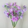 Artificial Sweet Peas Posy Lavender 42cm - S081 Q2