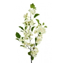 Artificial Cherry Blossom Branch White 105cm - B040 