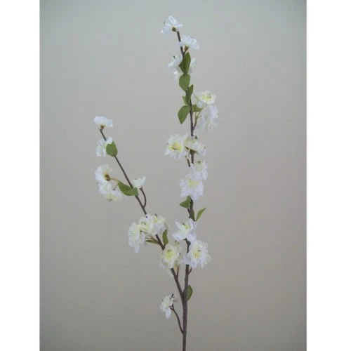 Artificial Cherry Blossom Branch Cream 89cm - B020A B3