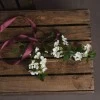 Artificial Orange Blossom Branch White Flowers 92cm - O001 I4