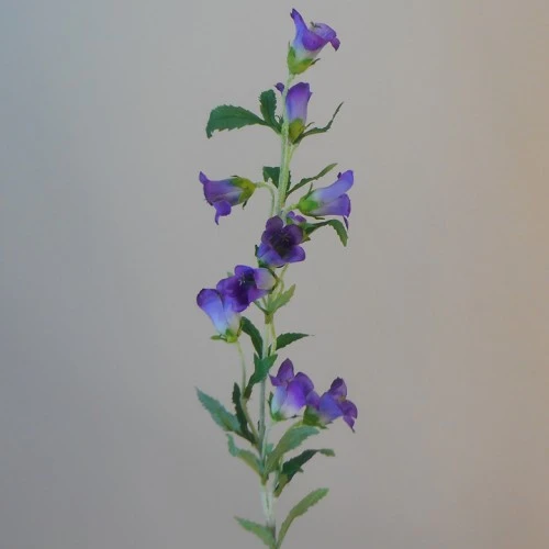Artificial Campanula Bell Flowers Purple 88cm - C102 H3