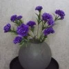 Fleur Artificial Carnations Bunch Purple 45cm - C253 C4