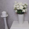 Fleur Artificial Carnations Bunch Cream 45cm - C258 