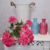 Fleur Artificial Carnations Bunch Pink 45cm - C244 J2