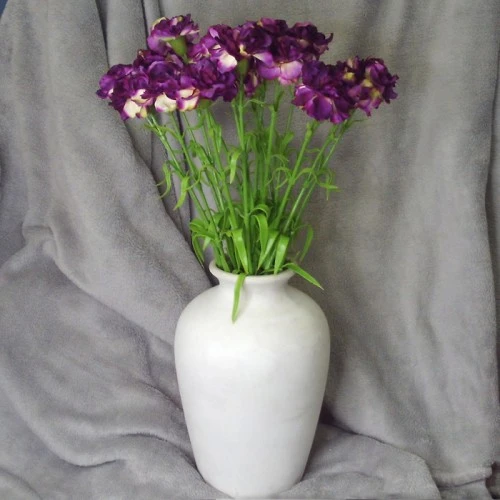 Silk Carnation Purple 60cm - C009 D2