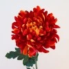 Artificial Bloom Chrysanthemum Flame Red Orange 90cm - C182 E1