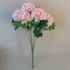 Artificial Ball Chrysanthemum Bunch Pale Pink 42cm - C043 BX3
