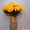 Artificial Bloom Chrysanthemum Yellow 66cm - C064 