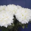 Artificial Pompom Chrysanthemum Cream 65cm - C192 D1