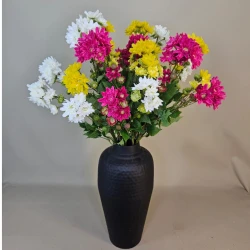 Artificial Spray Chrysanthemums Yellow 78cm - C127