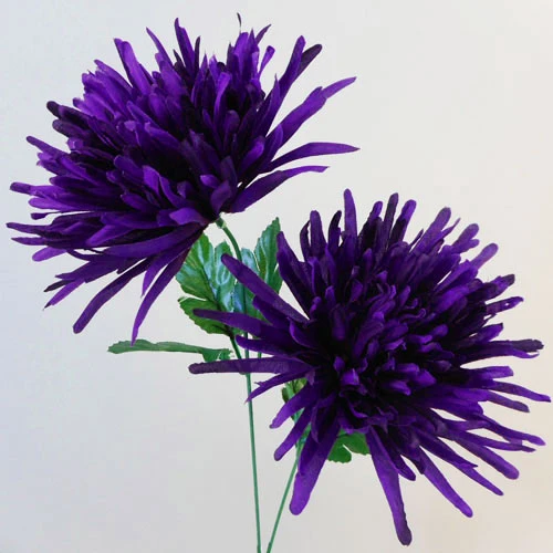 Artificial Spider Chrysanthemums Carnival Purple 64cm - S073 LL4