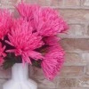 Artificial Spider Chrysanthemums Pink 64cm - S136 