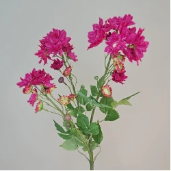 Artificial Spray Chrysanthemums Hot Pink 78cm - C130