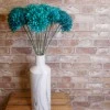 Artificial Pompom Chrysanthemum Teal 73cm - C053 