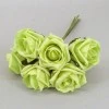 Colourfast Cottage Foam Roses Bundle Lime Green 6 Pack 24cm - R388 U2
